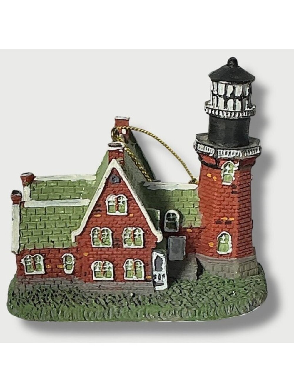 Block Island RI Lighthouse Vintage Lefton Ornament 2002 Collectible - Picture 4 of 14